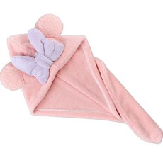 乾髮巾, 1個, 粉色