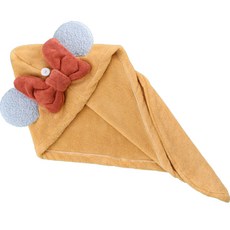 乾髮巾, 1個, 黃色