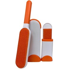 Goodin 除毛刷 室內用 + 攜帶用套組, 1套, 橘色