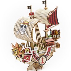 瓦庫米海賊團千陽號3D拼圖, 混合顏色, 135件