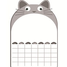 Homeblic 磁吸式備忘錄磁鐵月曆白板 03, 混合色, 1個