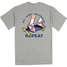 에어플레인 리핏 릴렉스핏 20수 통기성 라운드 반팔 티셔츠