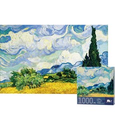 아로무드 아름다운 명화 풍경 직소퍼즐 밀밭, 혼합색상, 1000피스, 1개