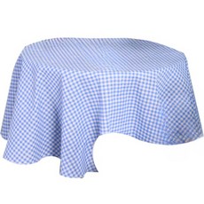 앤도 라운드 레저 캠핑 테이블보, 블루