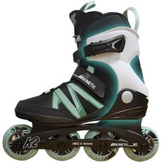 K2 SKATE KINETIC 80 PRO 成人直排輪, 黑薄荷色
