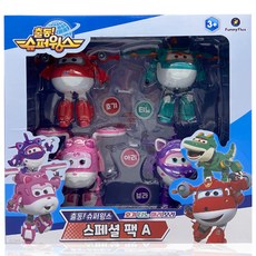 Super Wings Special Pack A Unit+Tino+Ari+Bora套組, 混合顏色