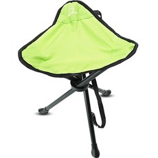 Lisseon 三腳折疊露營椅, 綠色, 1個