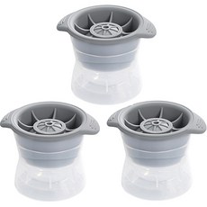 주센 아이스볼 메이커, 혼합색상, 3개