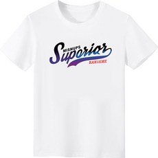 보나라온 남성용 빅사이즈 프린트 반팔 티셔츠