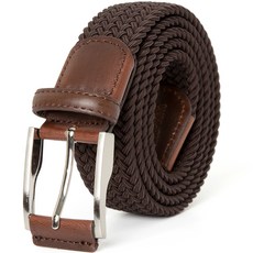 BLANC FLEUR 網眼彈性高爾夫腰帶 BC1350091, 棕色