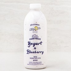 밀키요 목장에서 만든 요거트 블루베리, 1L, 1개입, 1개