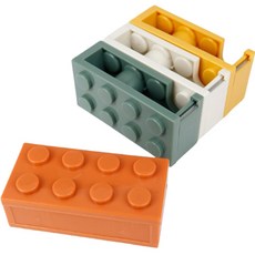 indi.k 積木膠帶台 4件組, 1套, 混合色