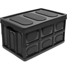싸파 멀티 폴딩박스 대형 56L, 블랙, 1개