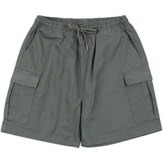 파이브엑스라지 남성용 빅사이즈 워싱 카고 반바지