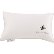 앤써 호텔 가정용 목 보호 베개, 화이트, 1개