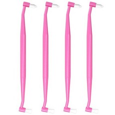 Lemeis 彩色牙間刷 粉紅色, 1入, 4個