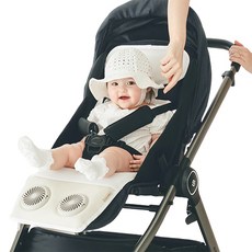 GGUMBI 雙層扇涼感墊 1.0+凝膠冰袋 2入組, 1套, 青堀