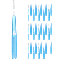 Cleanpik Lemeis 迷你彩色牙間刷 牙間刷 藍色, 60入, 1個