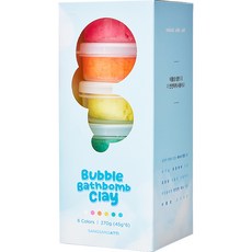 상상아띠 버블 배쓰밤 클레이 6종 세트, 270g, 1세트