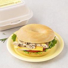 샐러드G 치킨 바질 베이글 샌드위치, 211g, 1개