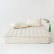 La Pomme 素色薄床墊, 香草奶油白