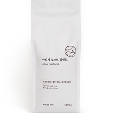 artisee 烘焙混和咖啡豆, 未研磨, 1個, 1kg