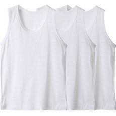 KerriLucy 兒童用60支30支混紡棉質無袖背心3件組