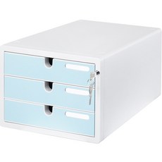 kapamax 彩色文件櫃, 薄荷綠, 1個, 3層