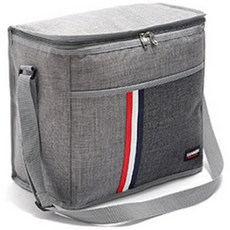 野餐便攜保冷袋, 灰色, 21L