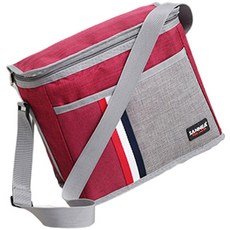 野餐便攜保冷袋, 紅色, 12L