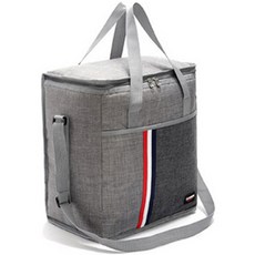 野餐便攜保冷袋, 灰色, 27L