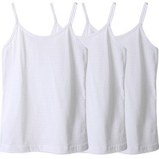 KerriLucy 女童款60支30支混棉細肩帶背心 3件