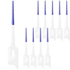 르메이스 치아 브러쉬 치간 칫솔 케이스 블루, 10개입, 1개