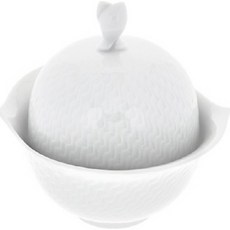 Meissen Relief 糖球 0.2L 29824, Clova White, 1個