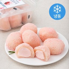 나무새 딸기크림 품은 찹쌀모찌 (냉동), 40g, 1개, 6개입