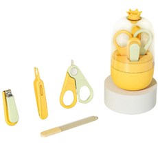 Rani Market 嬰兒皇冠美甲套組（4 種）, 黃色, 1組