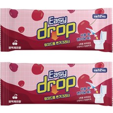 Easy drop 拋棄式馬桶清潔刷補充包, 2個