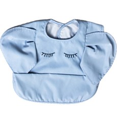 JOYMULTI 嬰兒大象造型口袋圍兜 38*37cm, 藍色, 1件, 1件