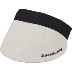 Heal Creek 髮帶式拉菲草遮陽帽 H322, 米色, 1個