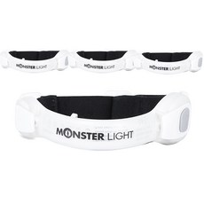 Monsterlight 變色龍 LED 臂帶燈, 白色的
