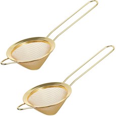 KITCHENCHOIS Belle Design 不鏽鋼三角濾水架 金色, 2個