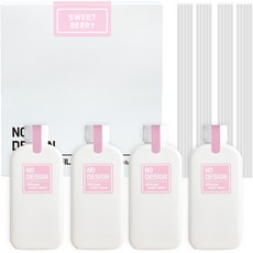 노디자인디퓨저 150m x 4p + 리드스틱 20p 세트, 스윗베리, 1개, 150ml