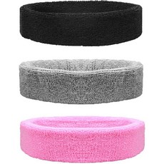 Yogojogo髮帶 3種組, 13 黑色、灰色、粉色