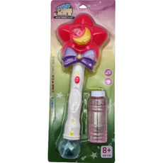 魔術仙女棒泡泡槍 + 補充液 120ml, 混合顏色