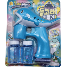 재미존 퐁퐁 돌고래 버블건, 블루, 1개