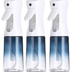 레인보우 미용 스프레이 물 분무기 300ml, 3개, 네이비