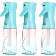 레인보우 미용 스프레이 물 분무기 200ml, 3개, 블루