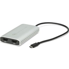 WIZPLAT OWC USB-C 雙HDMI 4K 顯示轉接器 60Hz, 單一商品