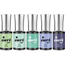玻璃美甲夢幻天空玻璃凝膠美甲 5種組, 5ml, 混色, 1組