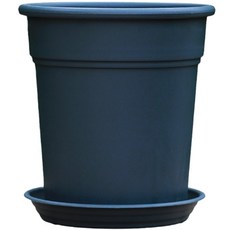 Bodybo 塑膠圓形花盆, 海軍藍